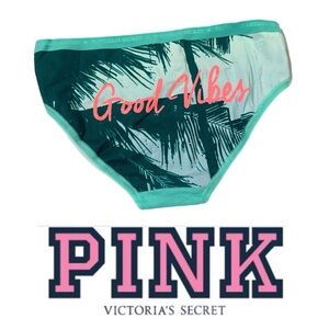 PINK Victoria's Secret Tropical Print Panties Underwear Bottom - P128 XS